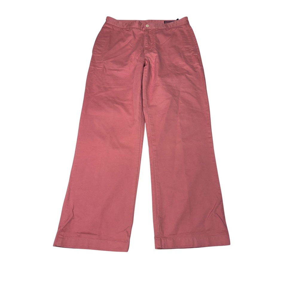 Vineyard Vines Mens Club‎ Pant Pink Salmon Cotton Chino Trousers 30x30 1P1000